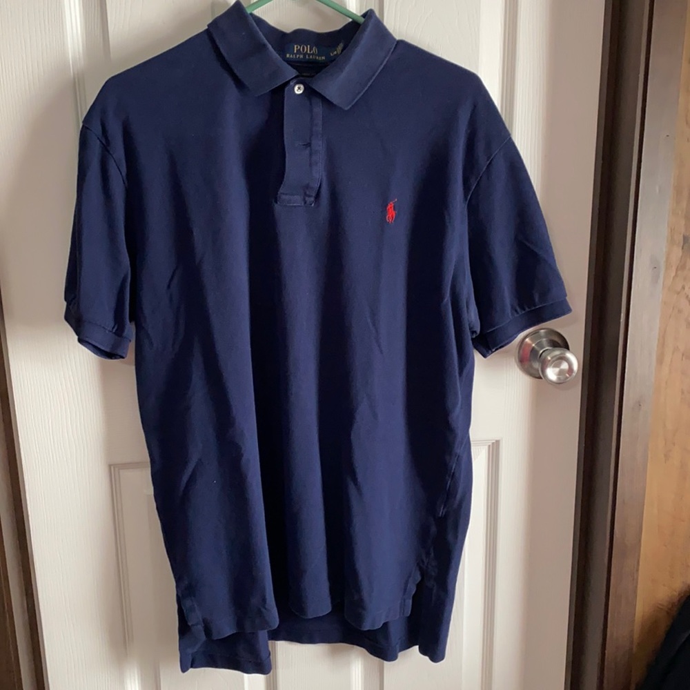 Polo men’s large dark blue shirt